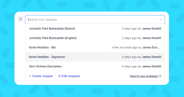 Help: Introducing: Snippets🔖 and other new updates