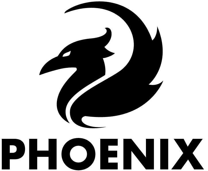 phoenix games black logo